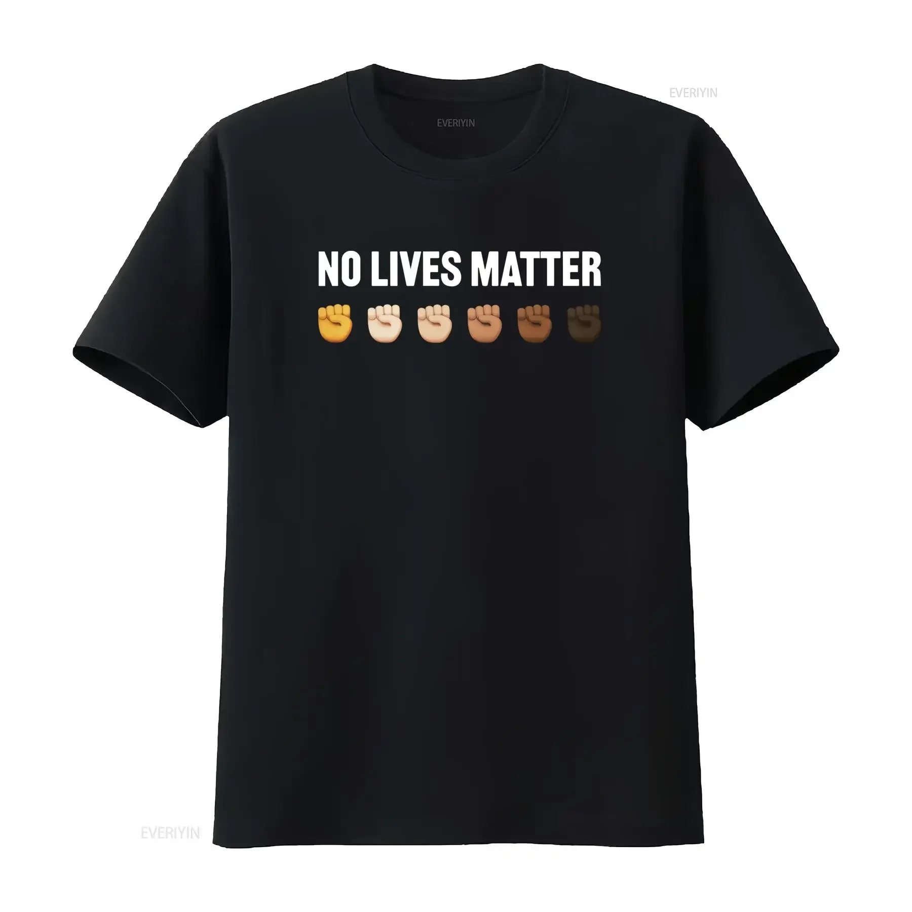 No Lives Matter Meme T Shirt Funny Offensive Black Design with Sarcastic Gen Z Humor Unique for Trendsetters vintage Washed