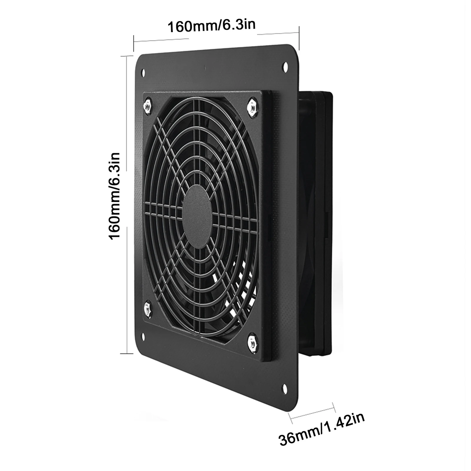 3W Solar Exhaust Fan Outdoor Solar Pet Exhaust Fan High Rotation Speed Long Life Span