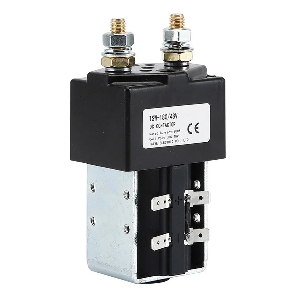 TSW 180 DC Contactor 200A 60VDC Copper Coil Low Consumption for Silent Operation in Enclosed Spaces TSW 180 DC