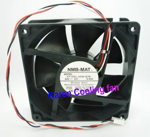 12cm 4715KL-05W-B39 P50 p03 12038 24v 0.4a  4715KL-05W-B30 cooling fan 120*120*38MM 4715KL-05W-B40