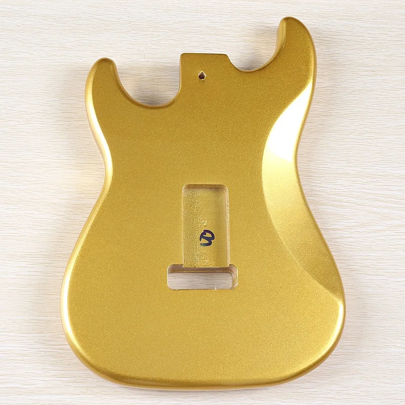 

Gold Glossy Electric Guitar Body DIY Single Shake Professional Red Assembly Kit