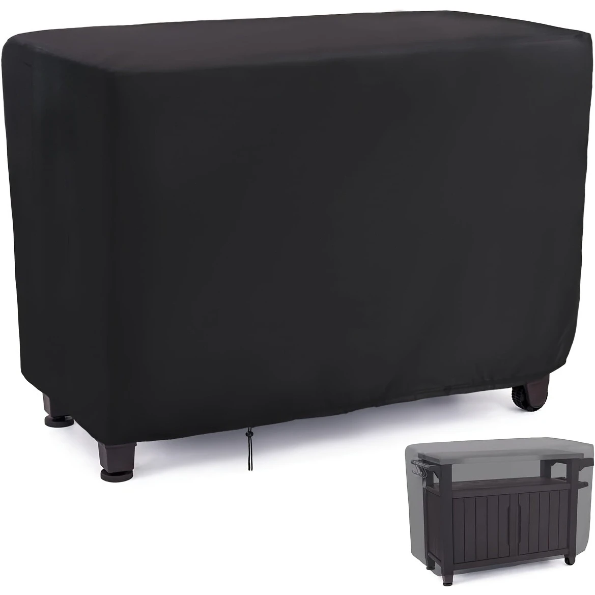 Portable Outdoor Tablecloth, Rectangular Table, BBQ Car Cover To Protect Against Heavy Rain/dust, Winter Patio Furniture Cover