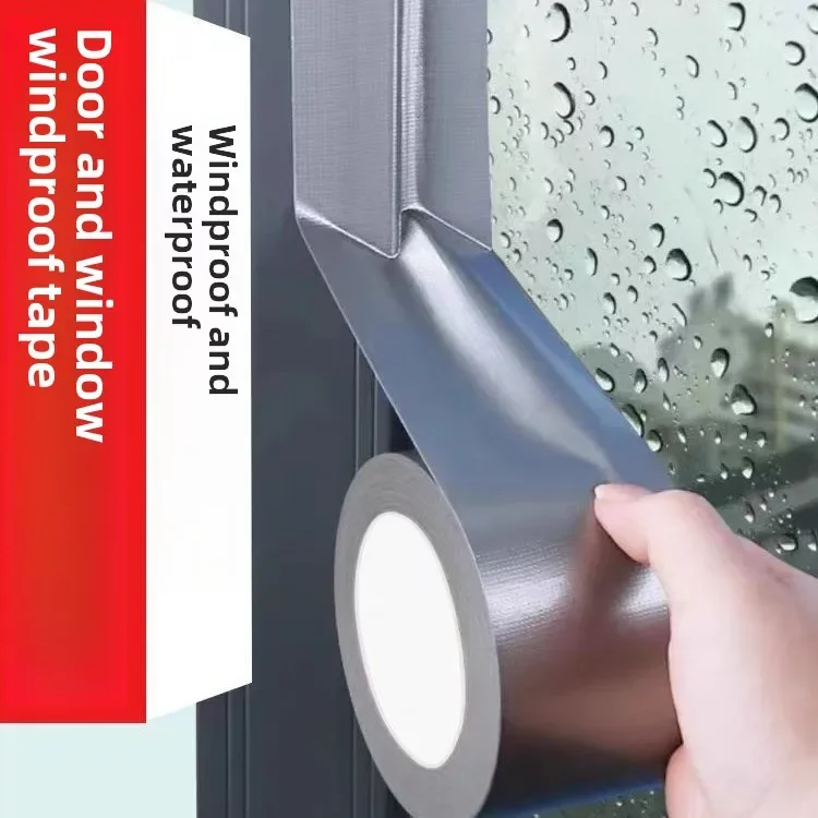 10m Aluminum Foil, Silver Gray Thick Industrial Tape, Kitchen Waterproof/windproof Maintenance and Binding Sealing Tape
