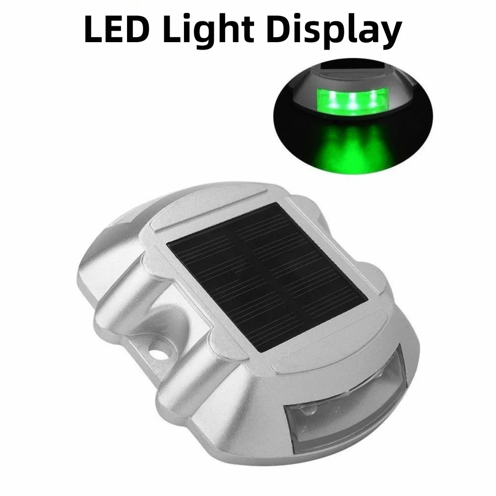 Safety Light Smart Solar Road Stud Solar Powered Reusable Driveway Light Durable Casting Aluminum Solar Lamp Garden