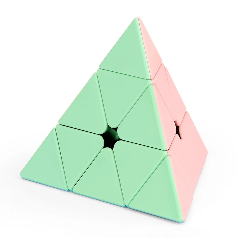 

Cubing Classroom Corner Triangle Pyramid Puzzle Macaroon JinZiTa Magic Cubes Kids Children Educational Toys Cube Puzzle