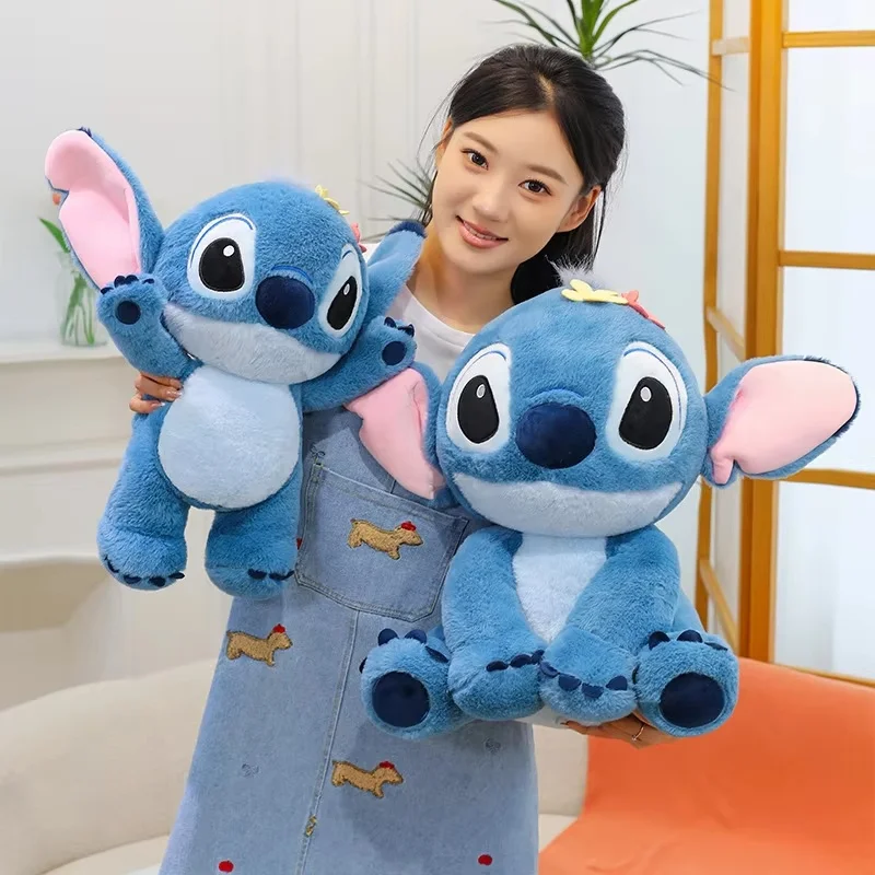 

Плюшевая игрушка Disney Stitch, милая плюшевая кукла, мультяшная плюшевая подушка Stitch, украшение дома, детский праздничный подарок, модель, детские игрушки