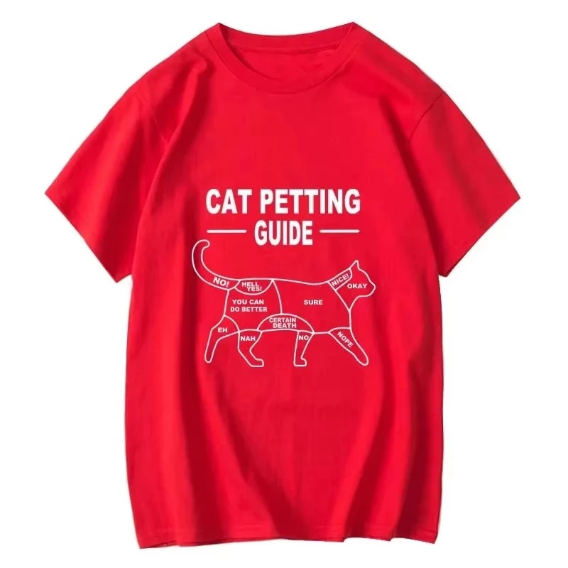 المرأة تي شيرت عادية مضحك كول القط طباعة فضفاض س الرقبة كول القط تي شيرت للنساء تي شيرتات قصيرة الاكمام الشارع الصيف 2025 بلايز #3