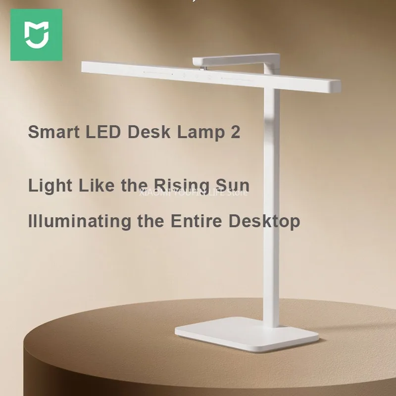 

Mijia Desk Lamp 2 LED Smart Desk Light 60cm Long Lamp Adjustable Light Mode Bedroom Reading Lamp Eye Protection Touch Operation