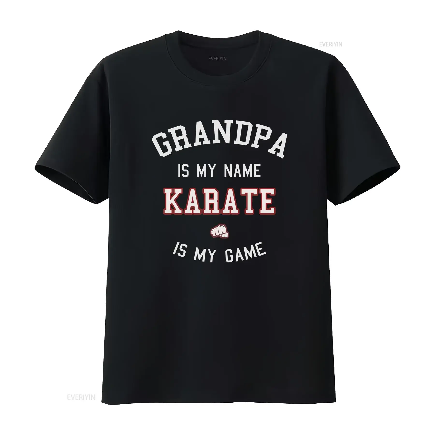 Funny Grandpa Karate gift T Shirt kyokushin shotokan do goju ryu Shito Shorin Wado Shudokan vintage Washed fashion Casual