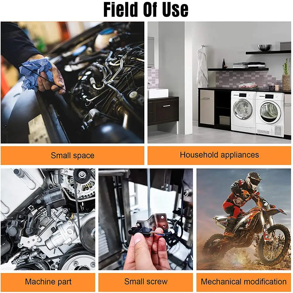 

Flexible Shaft Electric Screwdriver Drill Bit Extension Rod (Black 295mm)