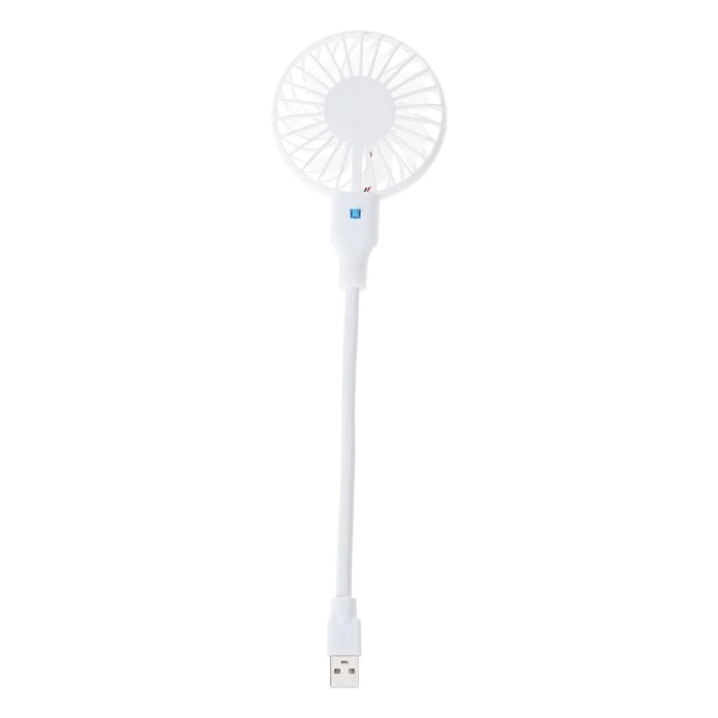 

652F USB Desk Fan Adjustable Bendable Neck Designing 1 Speed Quiet Motor for Home Office Outdoor Use 5V Input