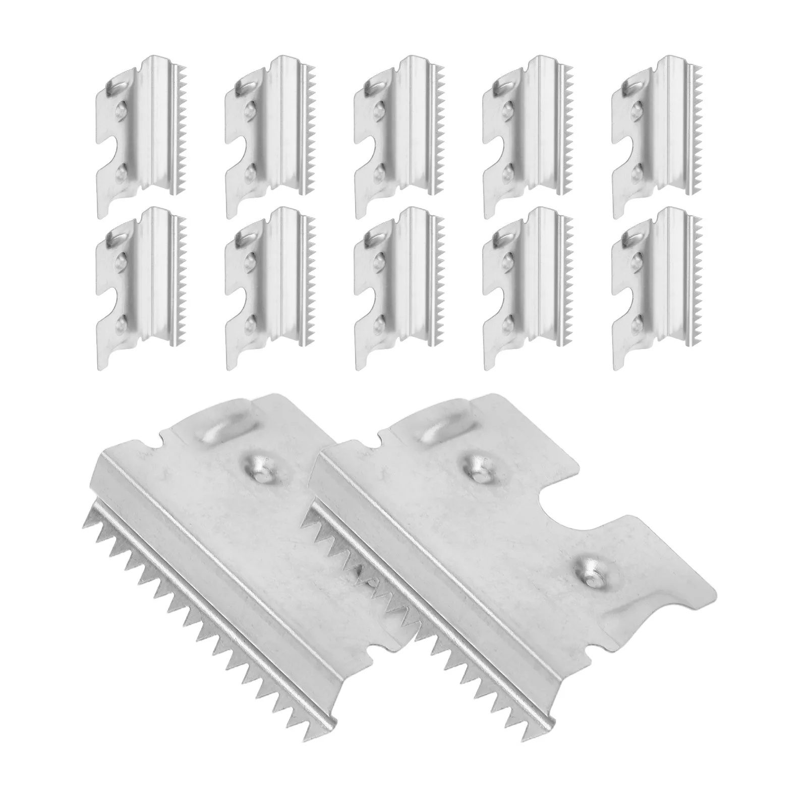 12 pcs 10 pcs Tape Cutter Replacement Blades Metal Serrated Carton Halloween Christmas New Year Home Office Desk Dispenser