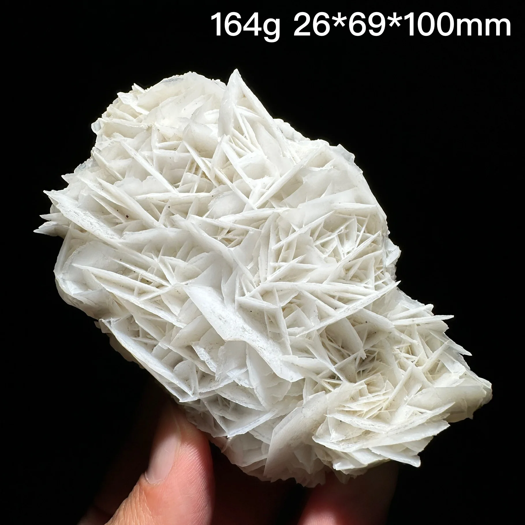 

100% Natural White Flake Calcite（Fluorescent Effect Pink ）Specimen Crystal Quartz Cluster Spirit Home Room Decor