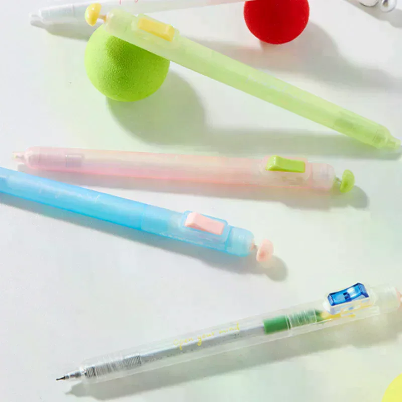 Relax Switch Pen For Exam Prep - Fidget Clicker Gel Pen 0.5mm Smooth Writing, Anti-Anxiety Study Tool For School Students Office