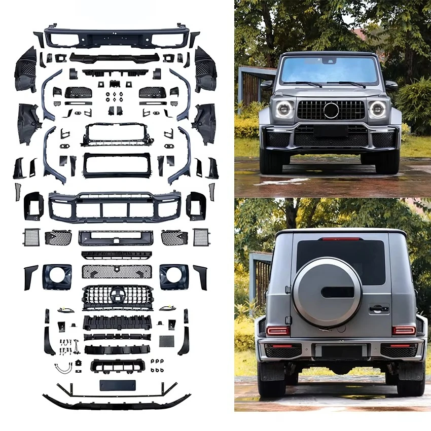 2025 W465 Upgrade B Style Body Kit with PP Material Car Bumpers Fender Flares for Mercedess Benz G Wagon W465 G63 AMGs G500 G550