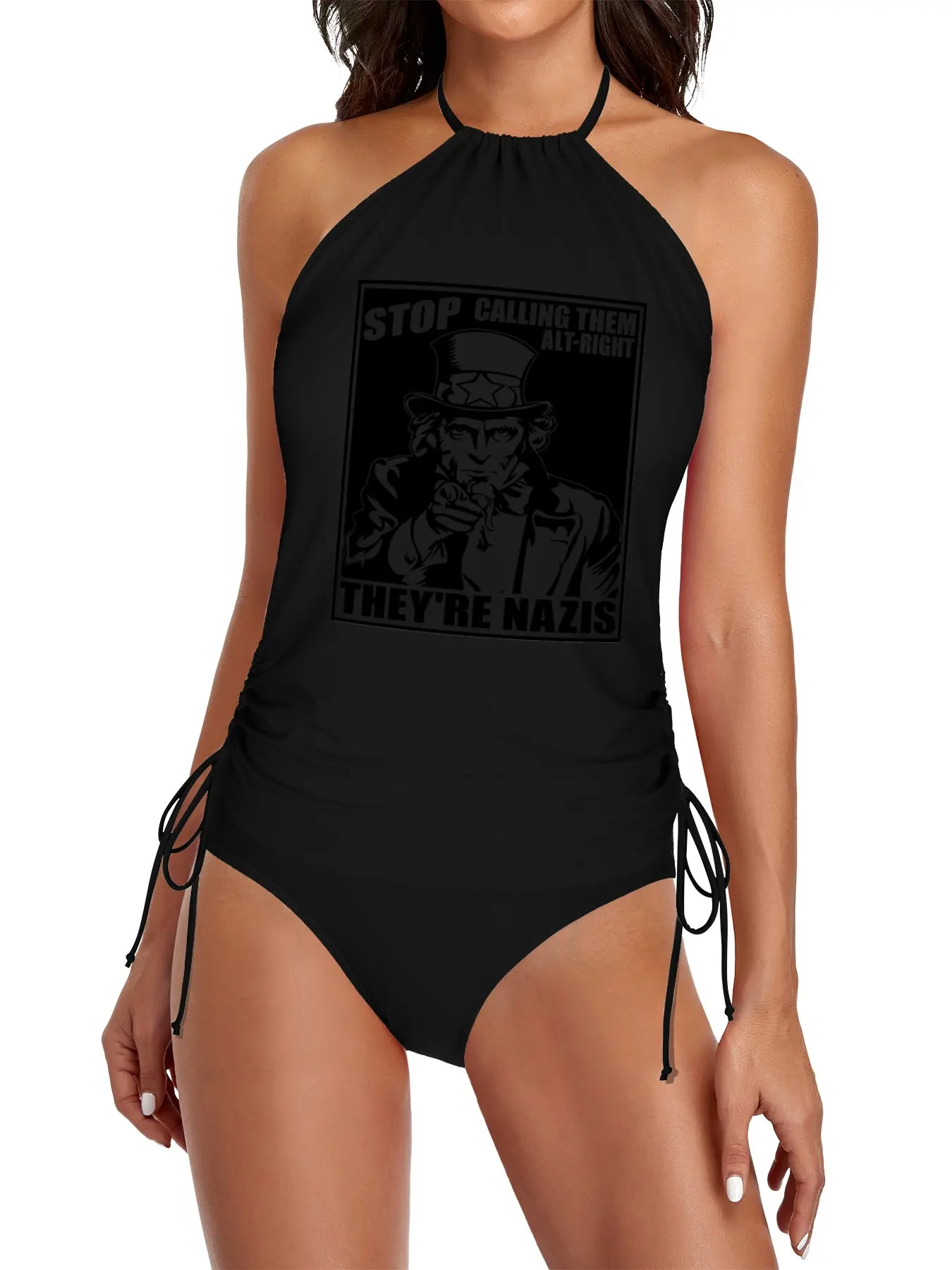 

Anti Alt Right Split Swimsuit Set Summer sets woman beach dresses woman Women's summer suits