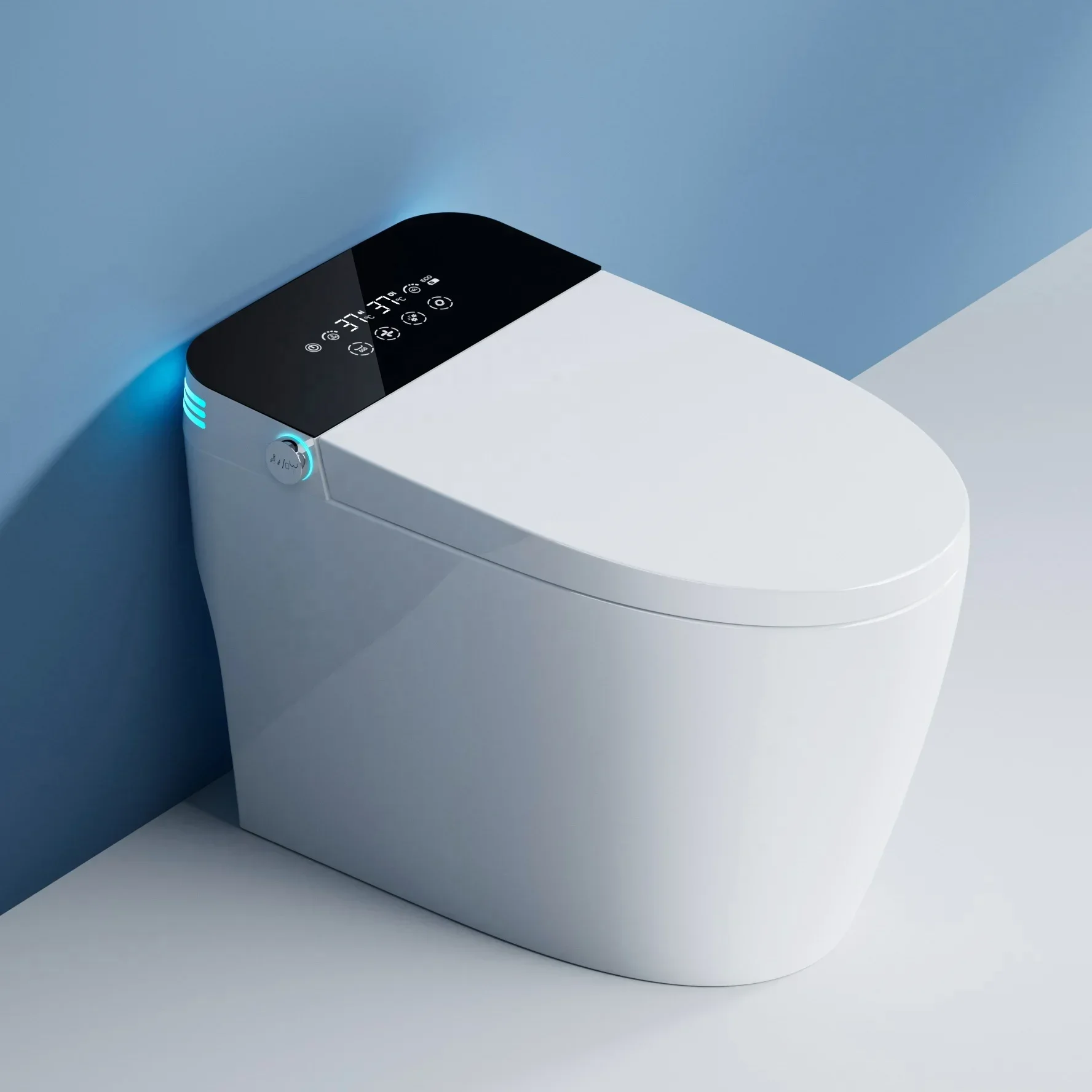 

High end floor mounted automatic flush electric toilet bathroom ceramic intelligent smart toilets