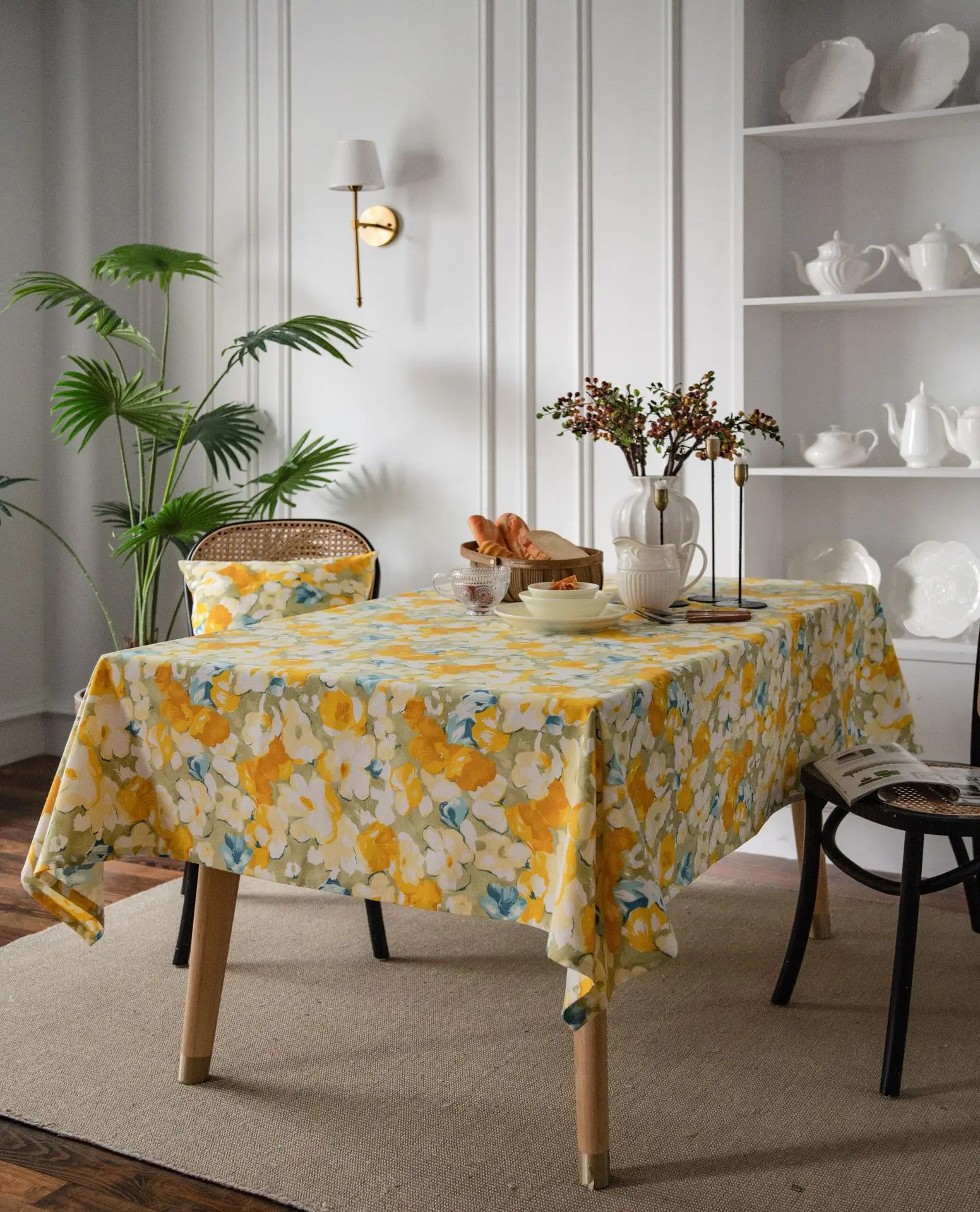 Rectangular Tablecloth for Dining Table, Coffee Tables Cloth, Desks Cover for Wedding, Home Room Decor