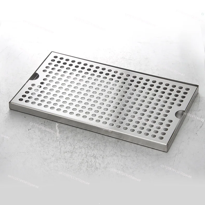 Stainless Steel 304 Tea Tray/stainless Steel Flat Bottom Square /water /bar Wine Column Wine Tray