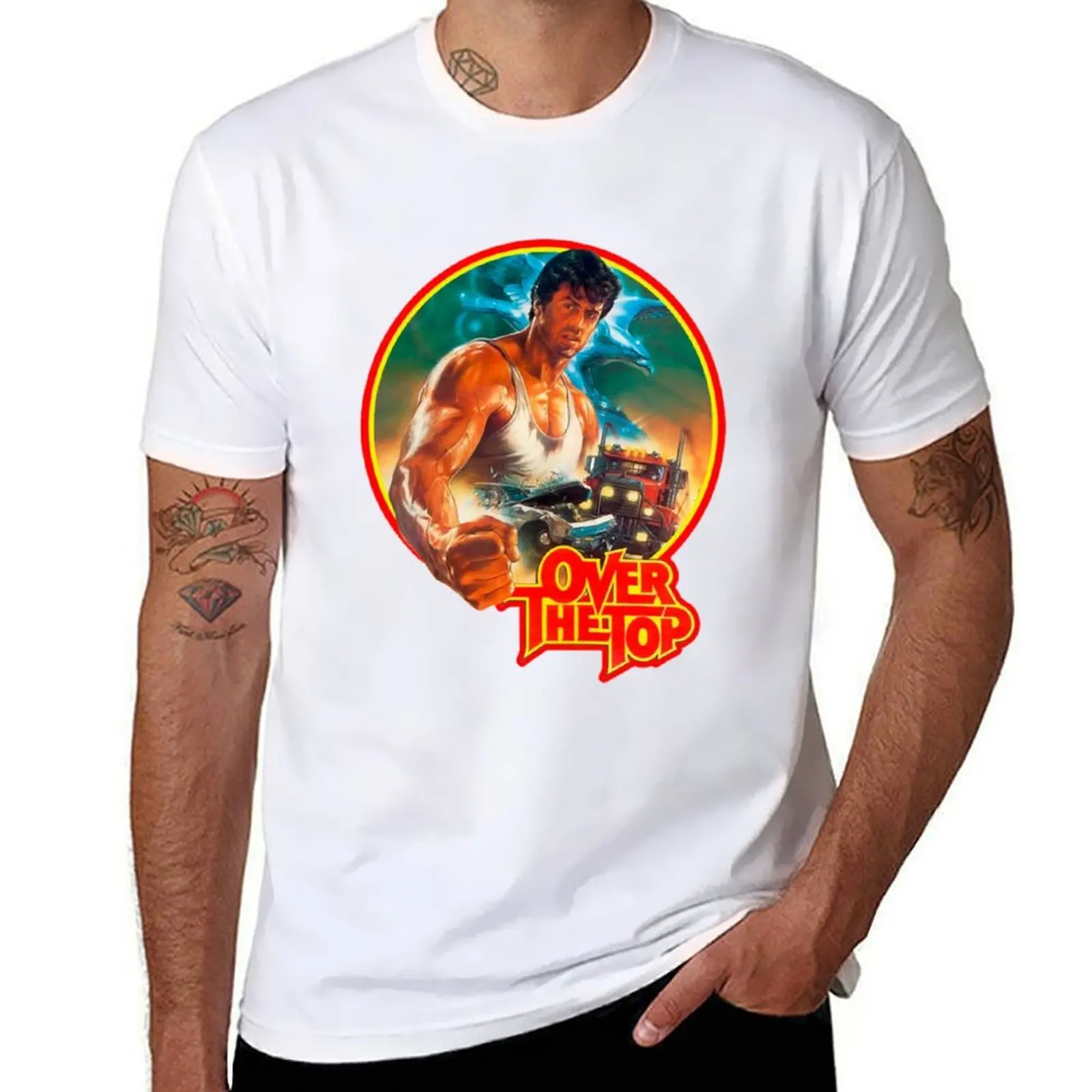 

Mod.2 Over The Top Lincoln Hawk T-Shirt man t shirt cotton t shirts designer T-Shirt