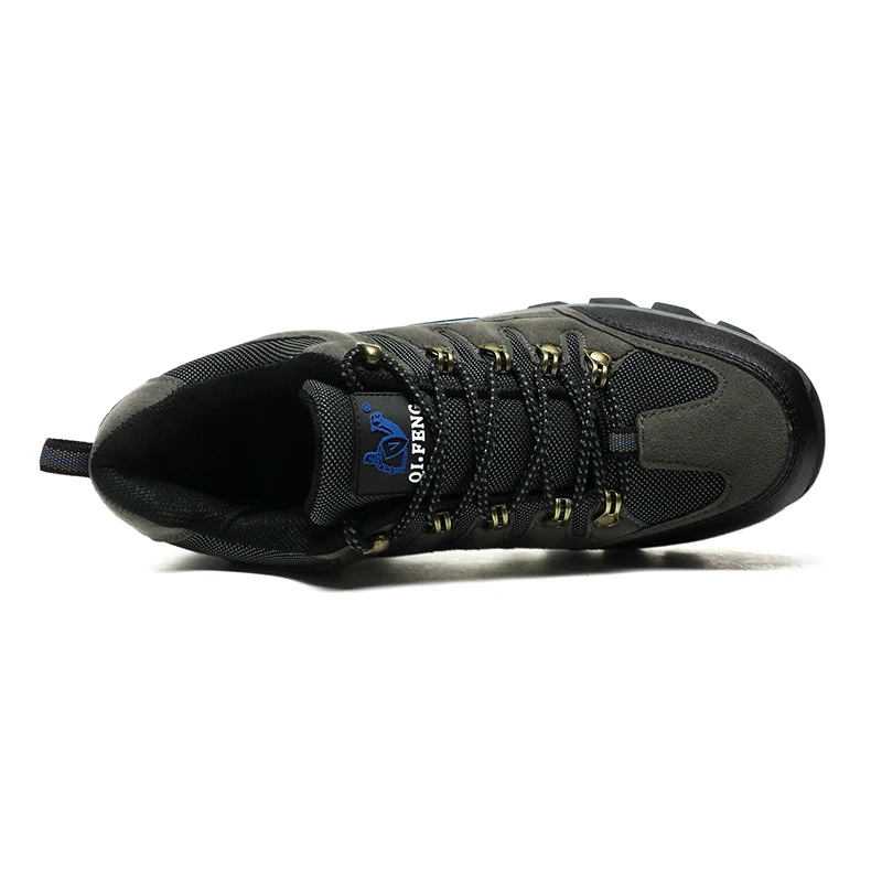 겨울 남성 가죽 캐주얼 신발 야외 여름 남성 미끄럼 방지 레이스업 트레킹 스니커즈 겨울 따뜻한 카우보이 하이킹 신발 성인용