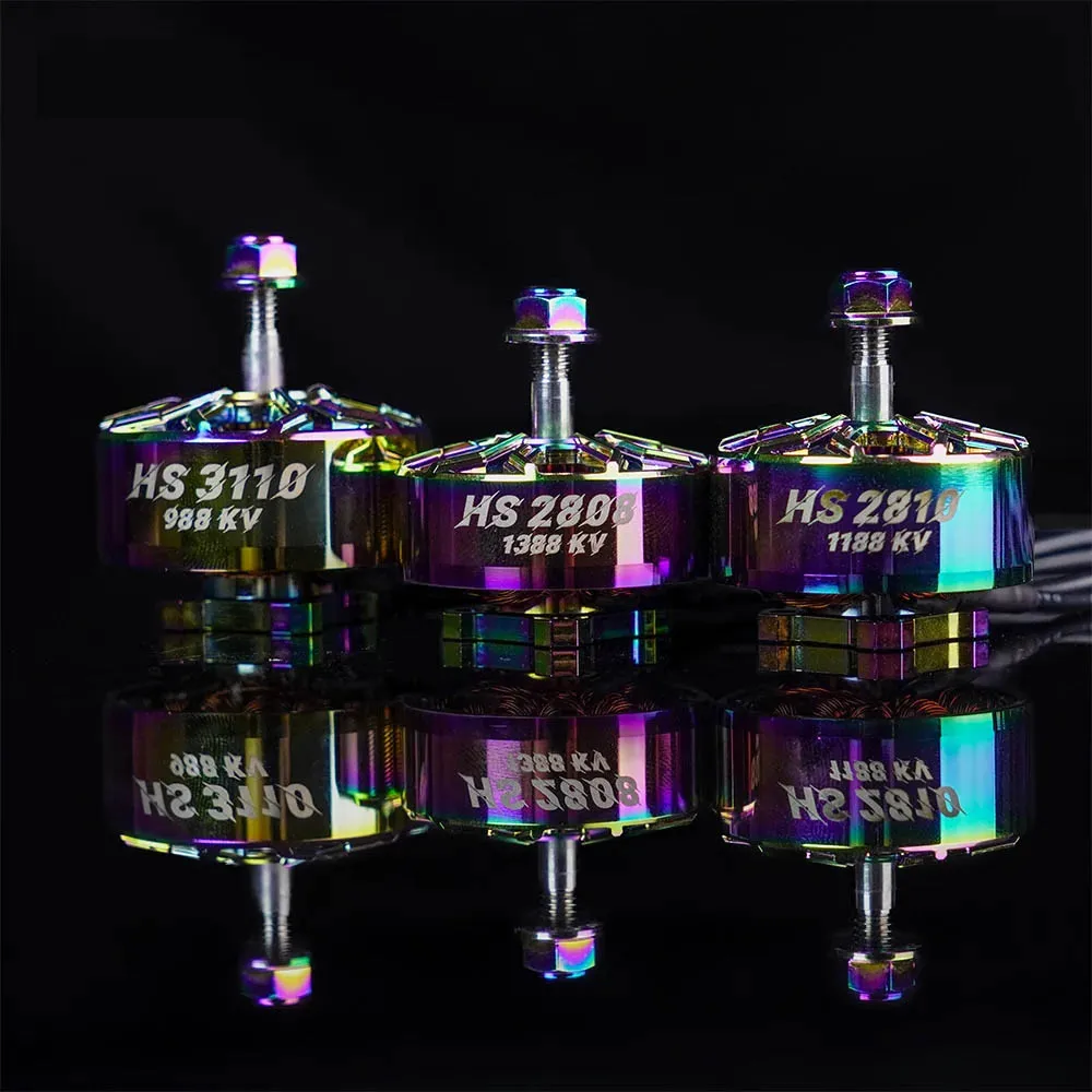 มอเตอร์ไร้แปรงถ่าน TJRC 2810 1188KV/2808 1388KV/3110 988KV 6S สำหรับโดรนแข่ง FPV และโดรน Freestyle