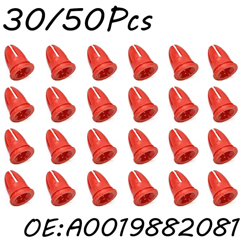 30/50 Uds Clips cuerpo guardabarros lateral moldura moldura de puerta Clip embellecedor para mercedes-benz R107 W108 W109 W123 R129 E430 A0019882081