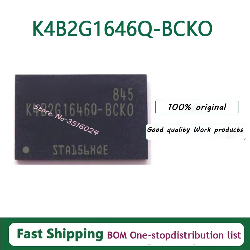 10PCS/lot  K4B2G1646F-BYMA 96FBGA  2Gb  K4B2G1646Q-BCKO K4B2G1646Q-BCK0 256MB DDR3100% NEW