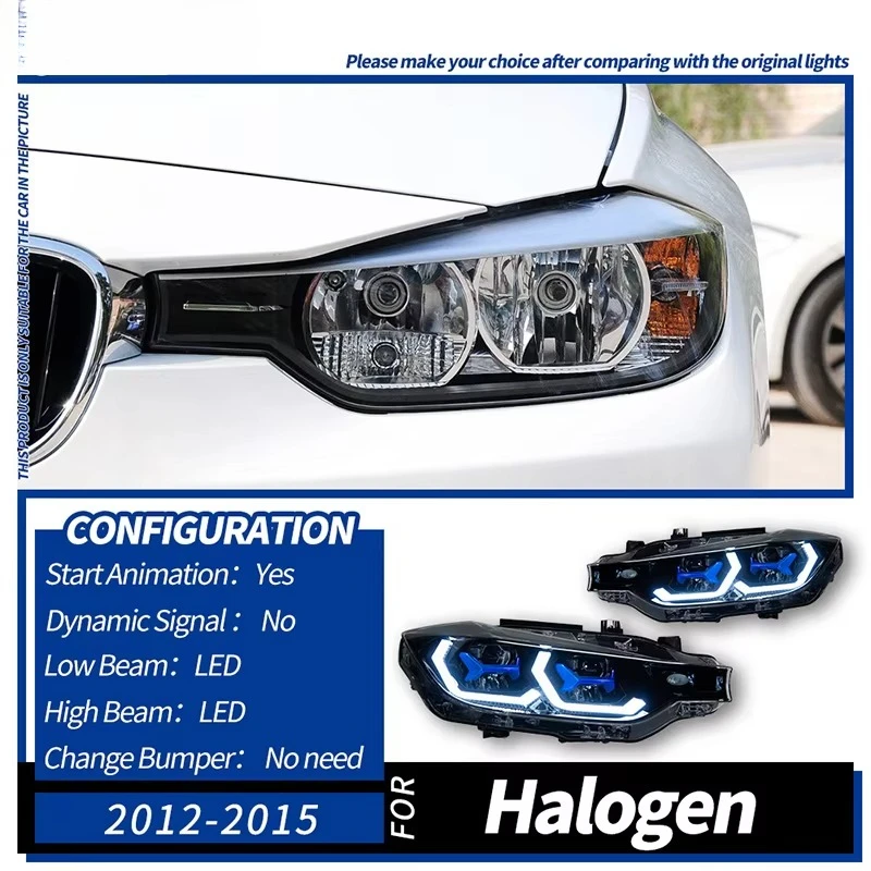 1 Unit LED Headlamp Automatic Illumination System Automotive Headlights Vehicle Components Suitable for  12th - 19th 3 Series