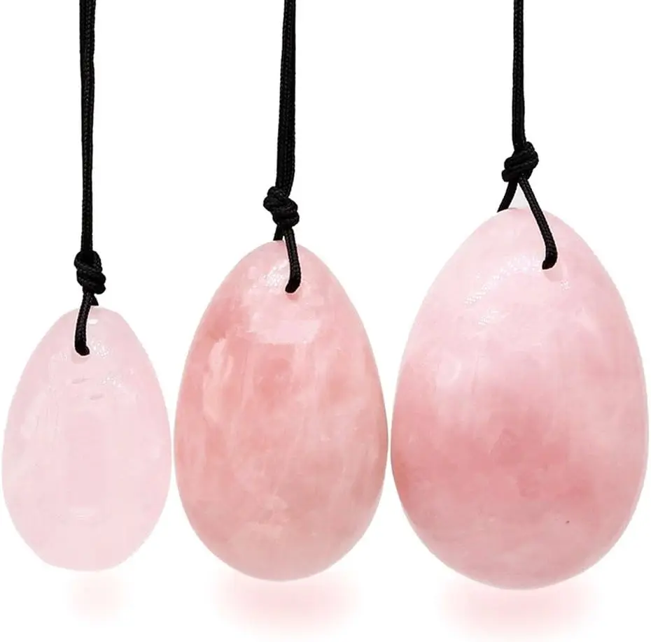 

Yoni Egg Stone Yoni Egg Stone 3PCS Crystal Chakra Treatment Yoga Exercise for Women to Exercise and Train PC Muscles