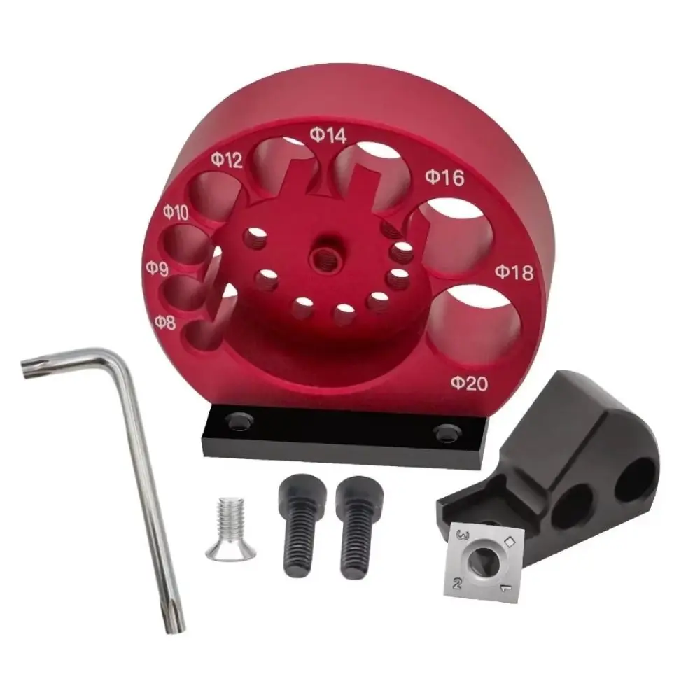 

Wear Resistant Dowel Maker Jig High Hardness Durable Dowel Plate Aluminum Alloy Portable Electric Drill Milling Dowel Carpenter
