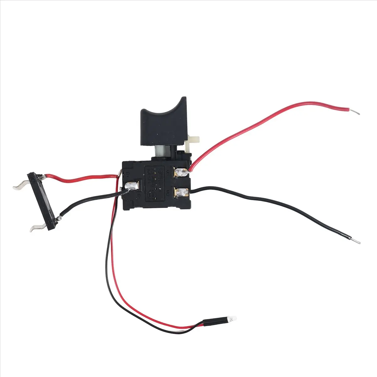 AT16 DC 7.2 V - 24 V 16A Electric Drill Control Switch Cordless Trigger Switch with Small Light for Power Tool