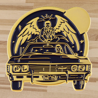 SPN Horror TV Enamel Pins Racing Car Brooches For Women Metal Badge Fashion Jewelry Clothes Hat Backpack Accessories Fans Gifts