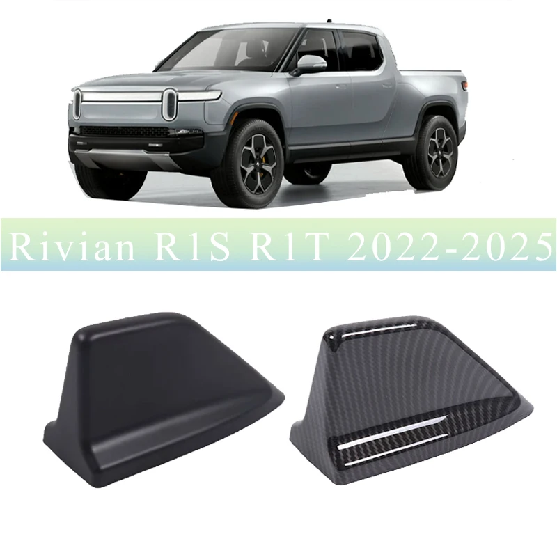 

Car Shark Fin Antenna Cover Base Replacement Radio Signal Aerials Roof Exterior for Rivian R1S R1T 2022-2025