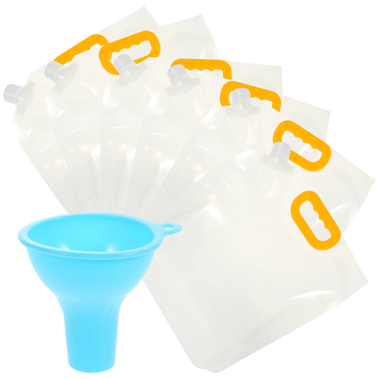 

10 Pcs Grain Storage Bags Transparent Food Packaging Reusable Snack Sealed Bag Insulated Container Lids Long Term Use