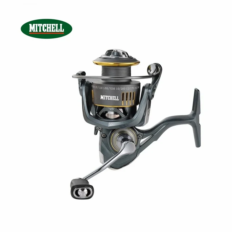 Mitchell Spinning Wheel Max Drag Power Full Metal Spool Grip Saltwater Freshwater Spinning Reel Suitable for Any Fish Species