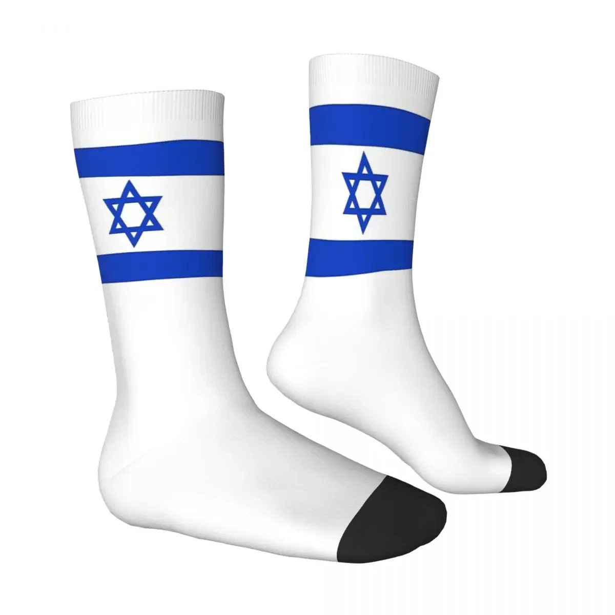 علم إسرائيل الجوارب الذكور الرجال النساء جوارب الربيع الهيب هوب #2
