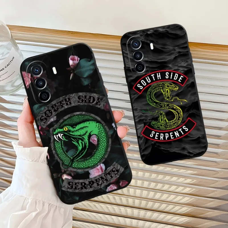 TV Riverdale Southside Serpent Phone Case For Huawei P30Pro P50 P40 P20 P10 P9 Pro Plus P8 P7 Psmart Z Nova 8 8I 8PRO 8SE