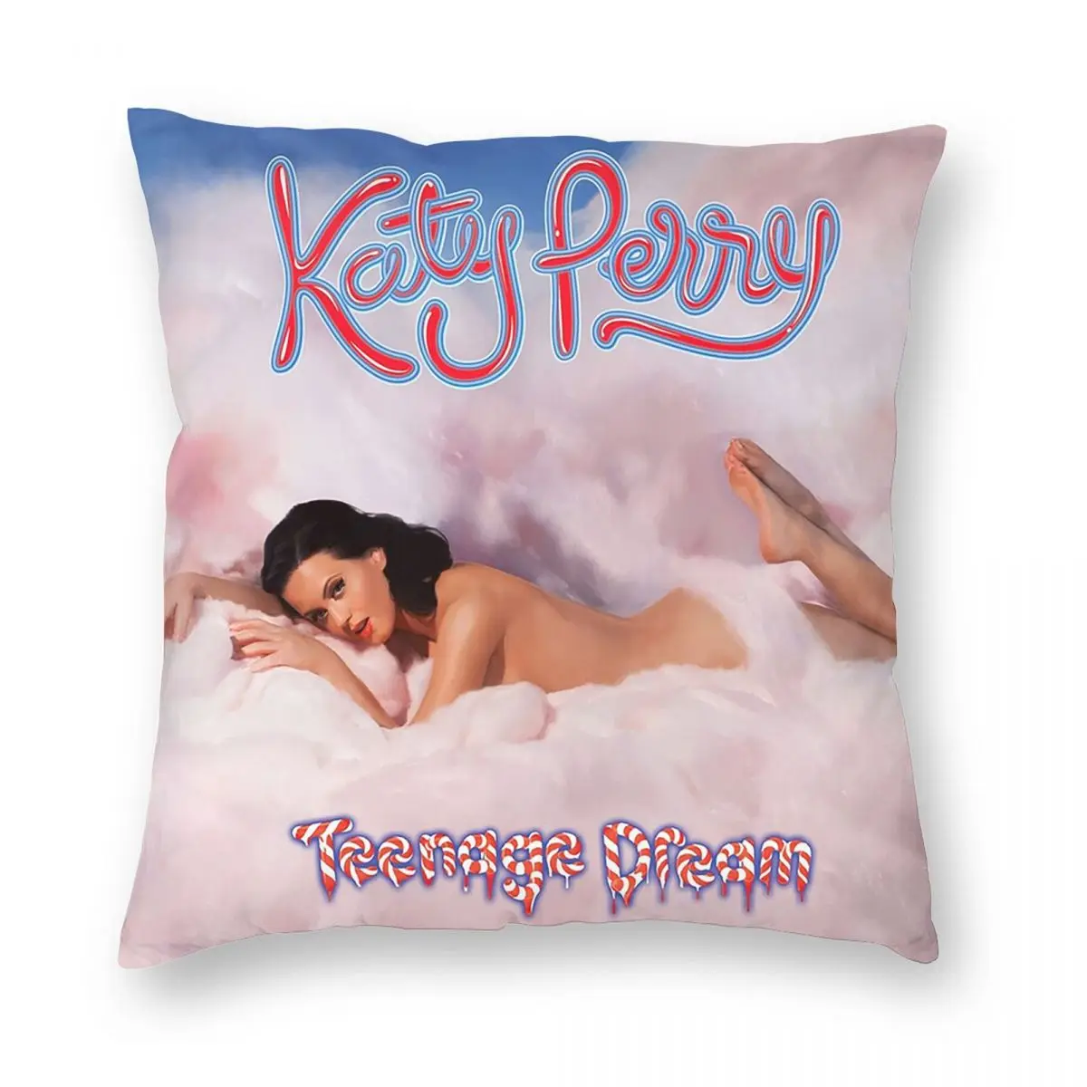 American Singer Katy Perry Square Pillowcase Pillow Cover Cushion Zip Decorative Comfort Throw Pillow for Home Bedroom