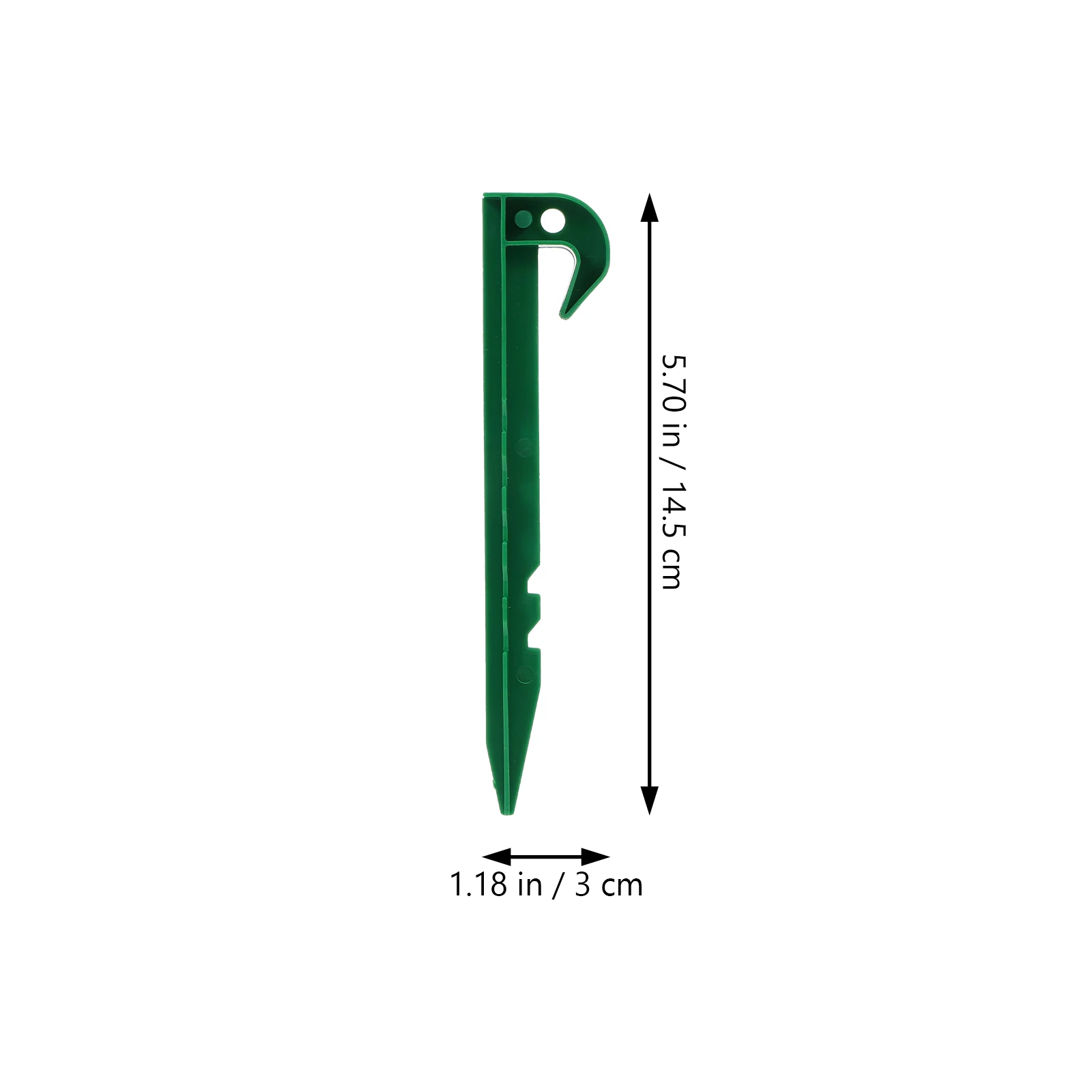 

30pcs Plastic Garden Nails Ground Pegs Stakes Anchors Camping Hiking Fishing Outdoor Heavy Duty Beach Mud Grass