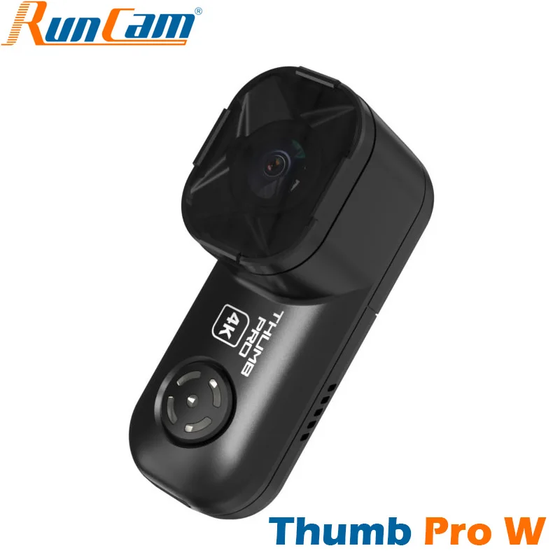 RunCam Thumb Pro W 4K V2 Sports Camera Bulit-in Gyro 155° Wide Angle Filter FPV Drone Camera