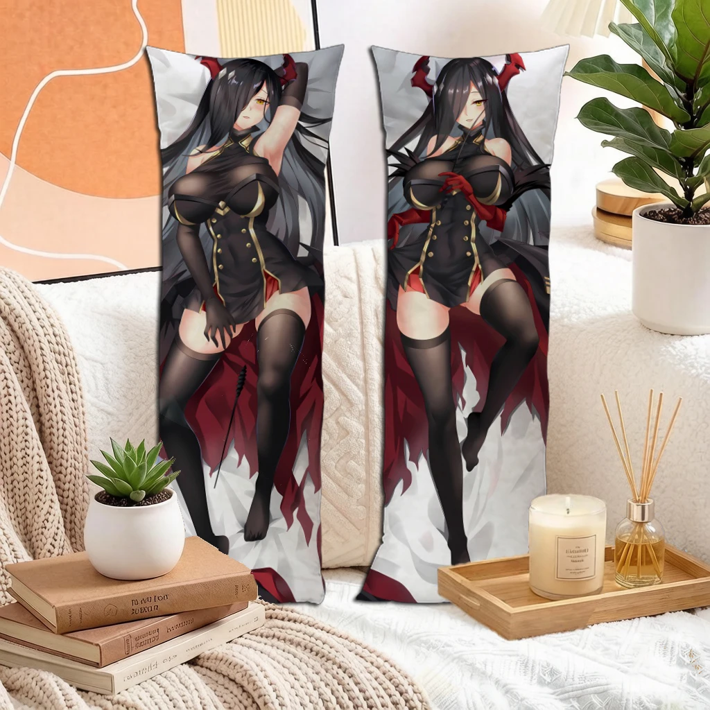 Anime Style Fleet Girl Dakimakura Cover Double Sided Extra Long Body Pillowcase Peach Skin 2way for Sofa Bed Home Decor Gift