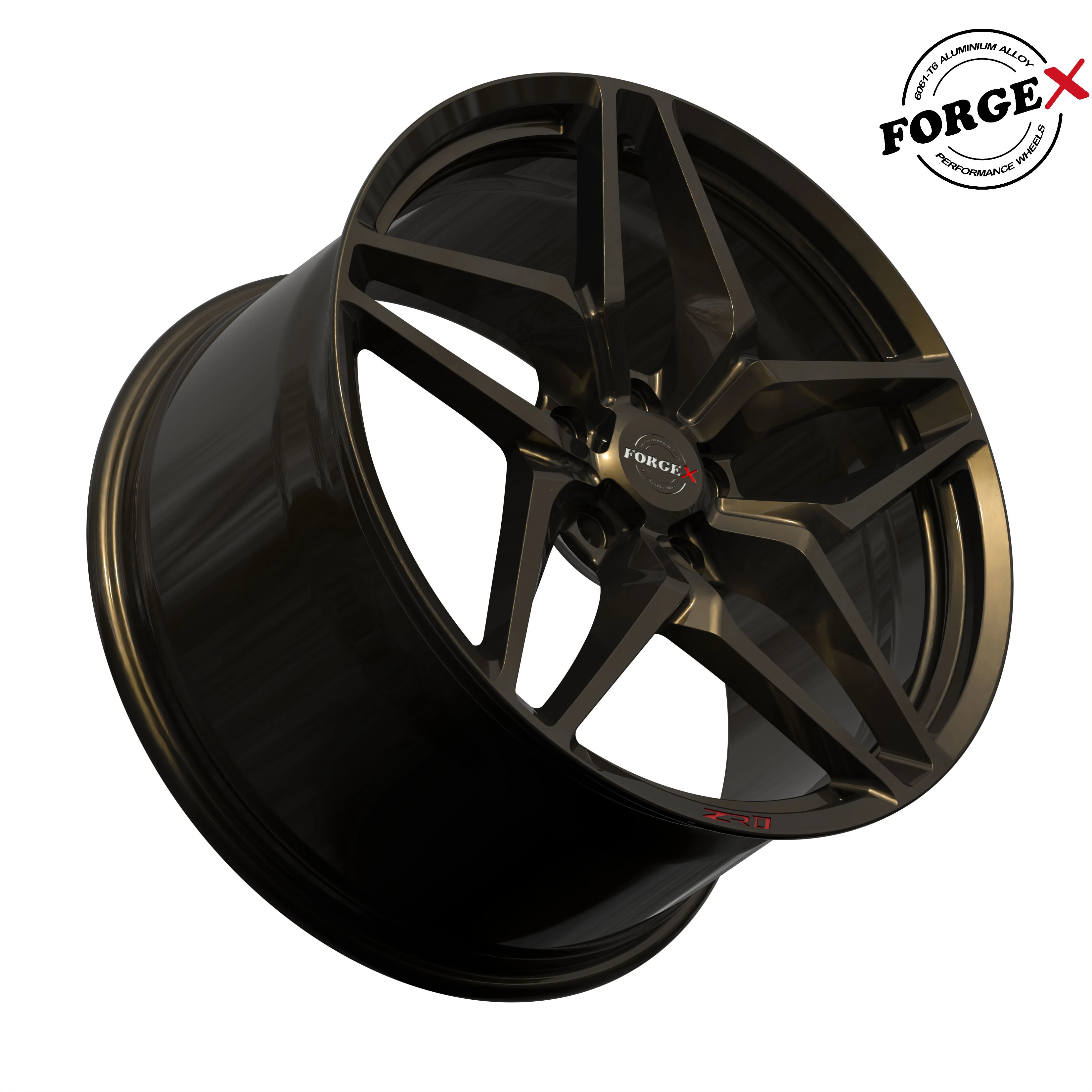 Customizable 16-24 Inch Five Spokes Forged Alloy Wheels for Luxury Sports Car Refitting