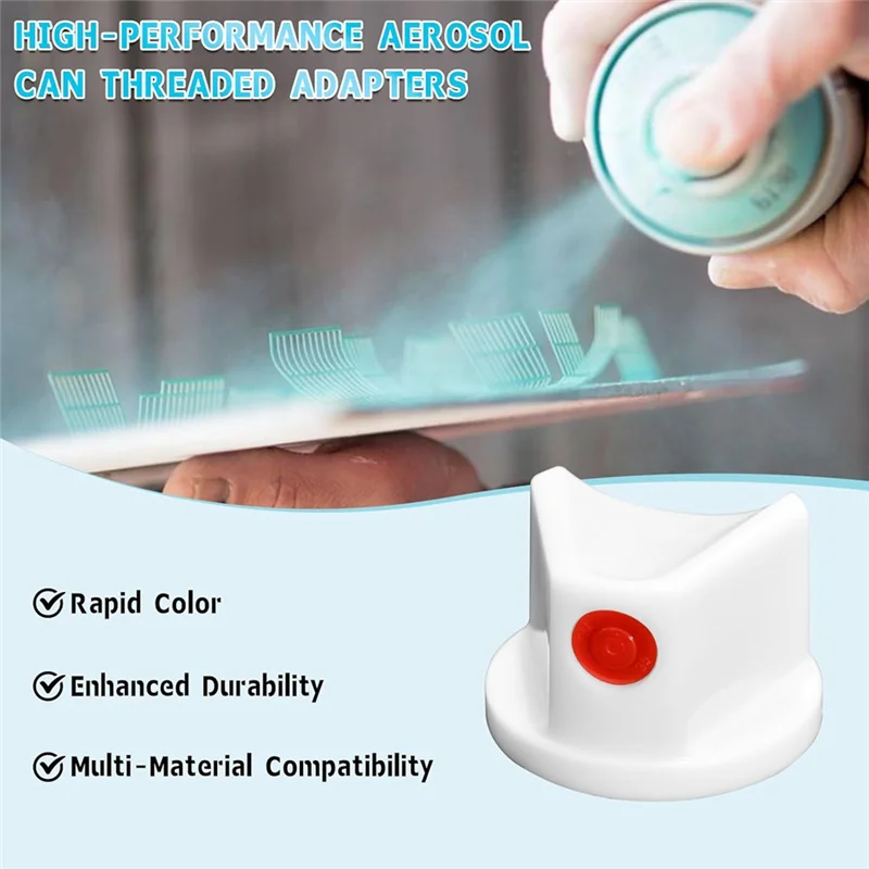 

BAAR-Spraycan Nozzle Kit Graffiti, Auto Repair, DIY Projects - High-Efficiency Paint Saver Handle Attachments