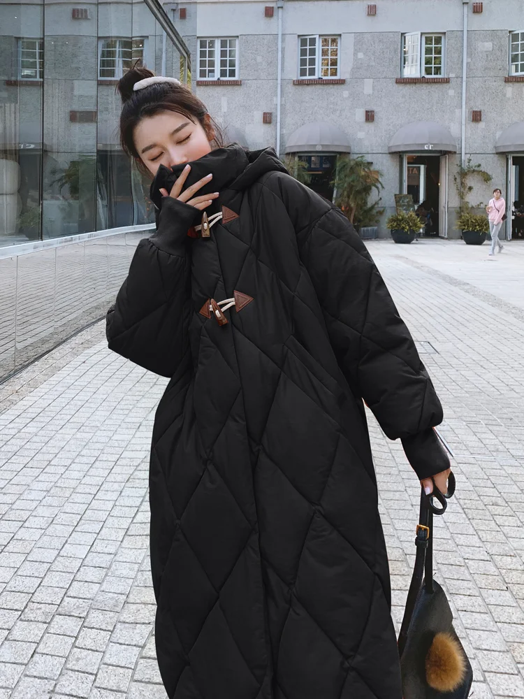 سترة نسائية للخريف والشتاء من القطن مقاومة للرياح وسترات واحدة الصدر #5