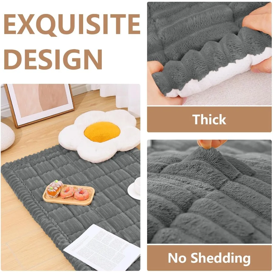 Wasbare antislip Fuzzy huisdierbankhoezen voor 3-kussenbank Dikke zachte bankhoezen Kussenbeschermer met huisdiervriendelijk ontwerp