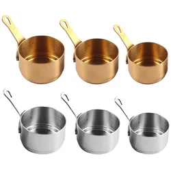 Stainless Steel Milk Pot Saucepan Nonstick Small Pan Mini Pots With Handle For Warming Milk Cooking Porridge Noodles