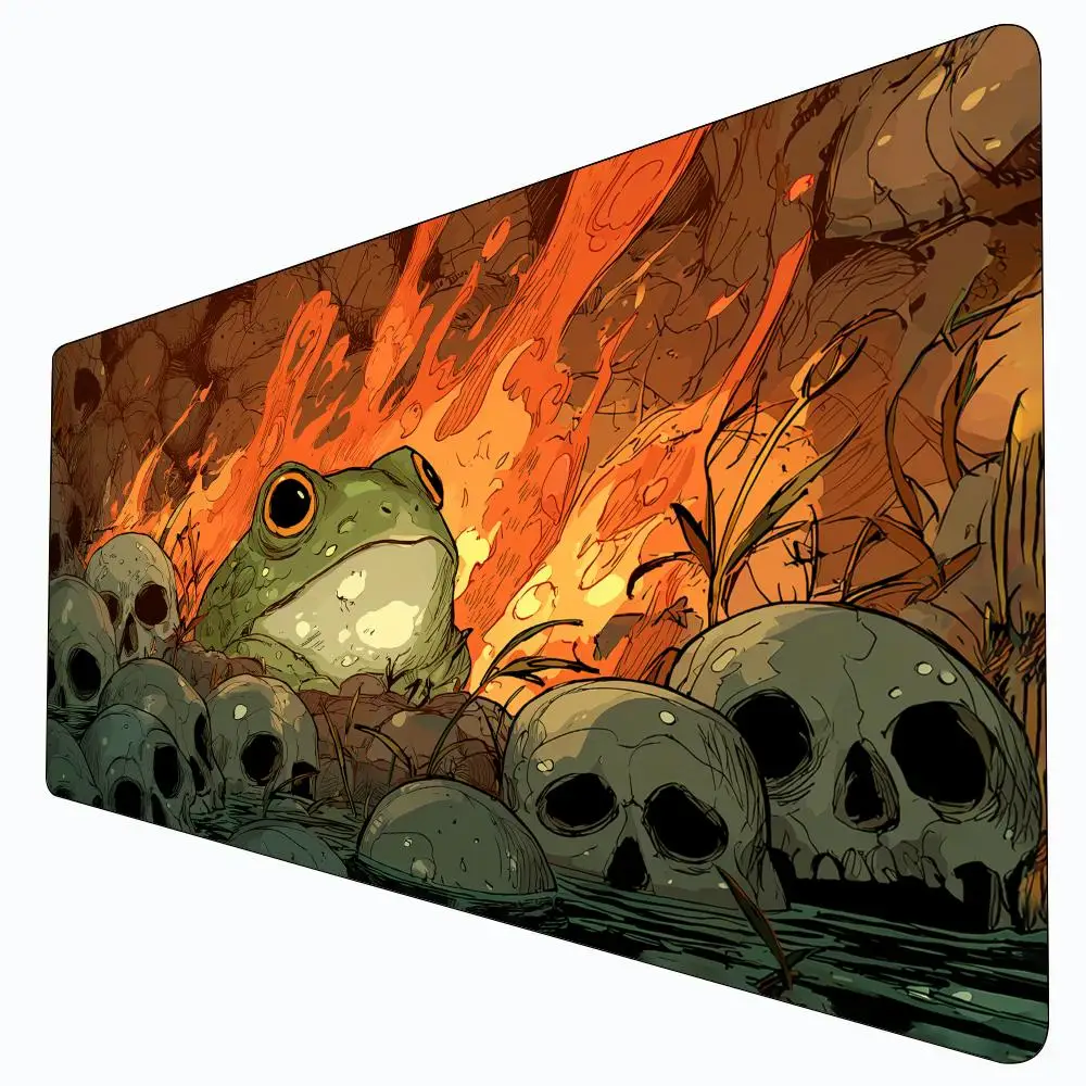 

Dark Fantasy Frog Design MTG Playmat Magic Card Battle Mat Non-Slip Durable 35X60CM Commander playmat tapete magic mtg