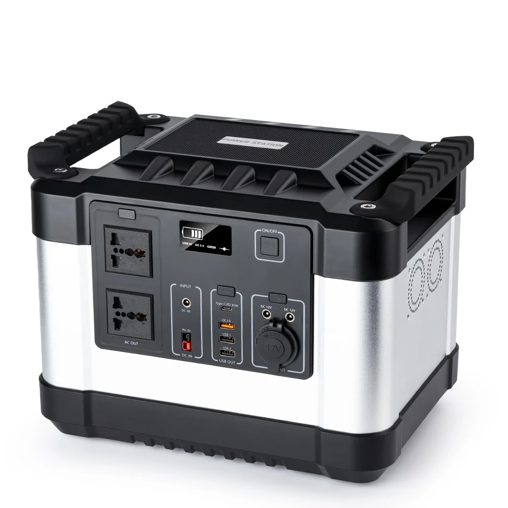 

1000-2200W LiFePO4 Lithium Battery Portable Power Station Emergency Outdoor Power Supply Risun RG1000L 22.4V 50Ah 1120Wh