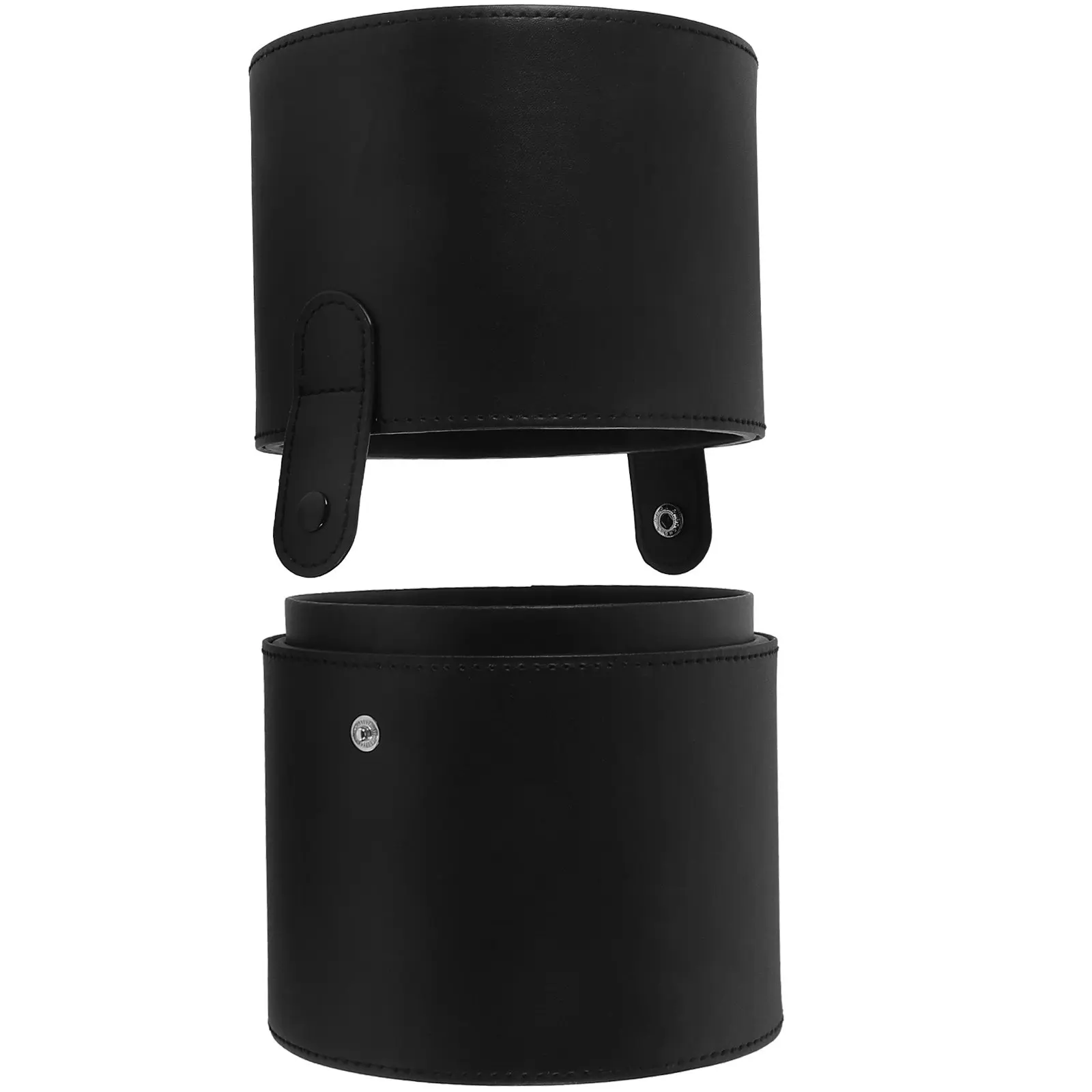 

Портативный органайзер для кистей для макияжа из ПУ-материала, большой емкости, с крышкой, для путешествий